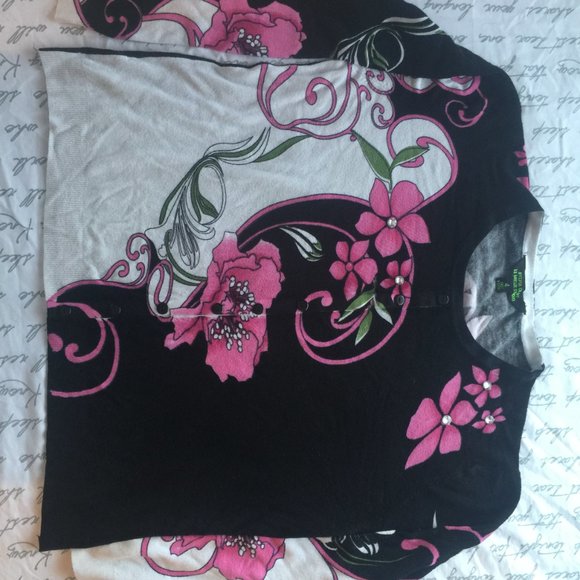 Sylvia OH by Le Mieux Studio Cardigan Sweater Size 4 - Picture 6 of 11